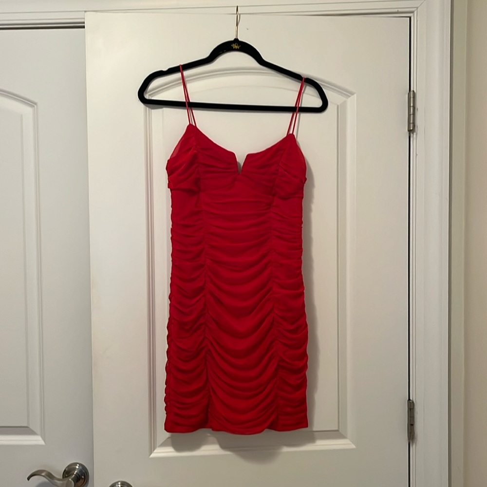 Princess Polly red mini dress NWT